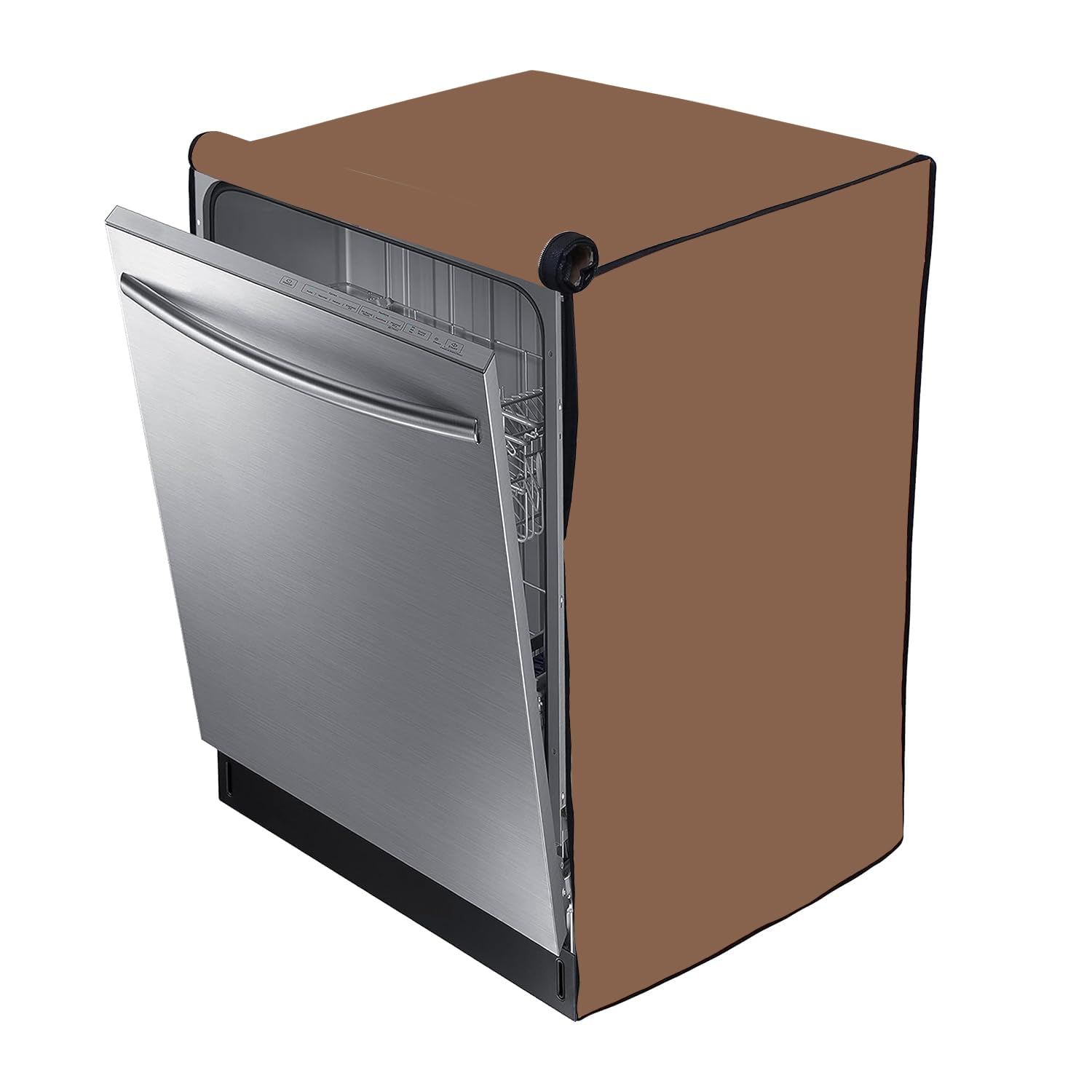 Dream Fashion Storage/Appliance Covers Waterproof & Dustproof Dishwasher Cover Suitable for IFB LG Compatible for Voltas Samsung Midea- Beige