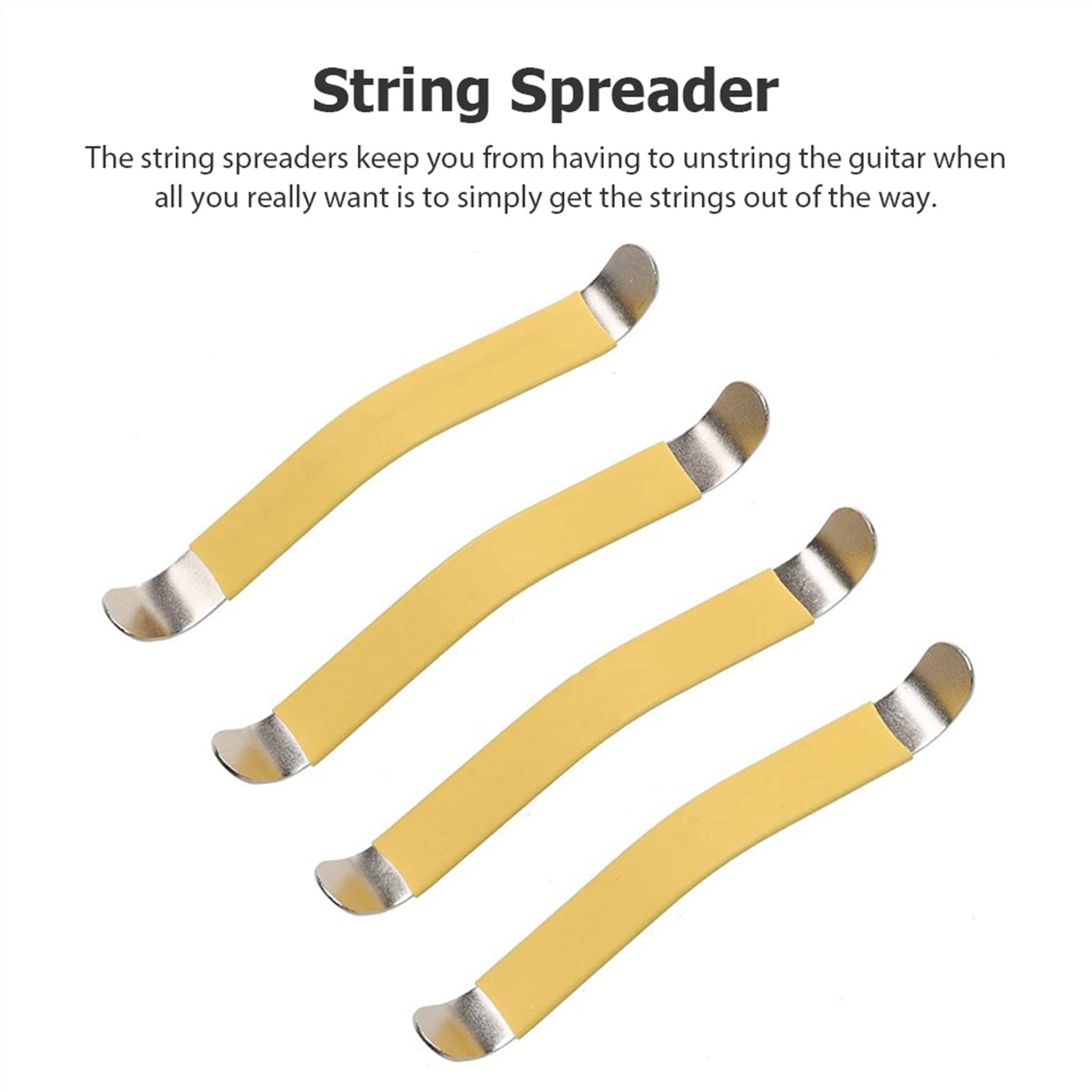 Strumenti per Chitarra Divaricatori per Corde Rivestiti in Gomma per Chitarra Protezione per Tastiera con Strumento Elastico