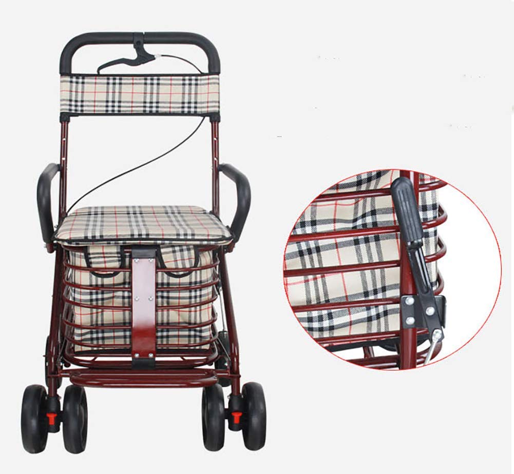 フェイシャルトロリーカート Amazon.co.jp: 車椅子ショッピング カート 4 台、老人ショッピング