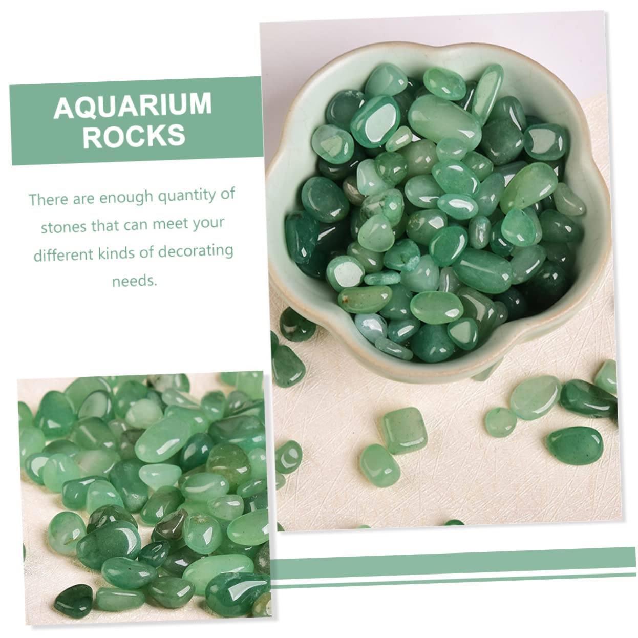 DOITOOL Gravier pour Aquarium Et Pierres Décoratives pour Terrarium Accessoires Vrac pour Aménagement Paysager De Jardin