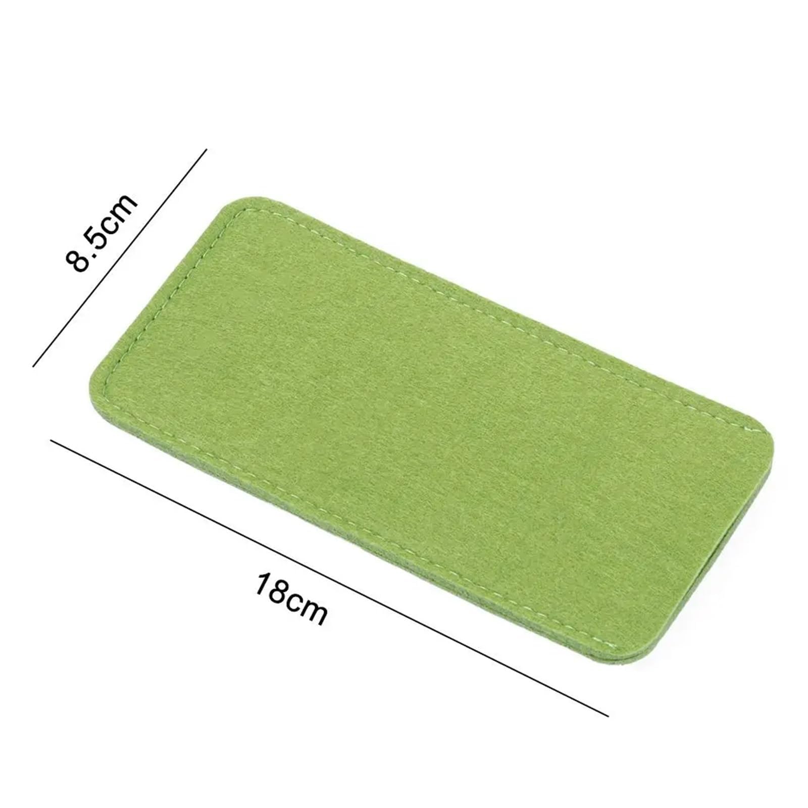 Etui na okulary 20 szt. Miękkie etui Przenośne ochronne Pure Color do czytania(Camel)