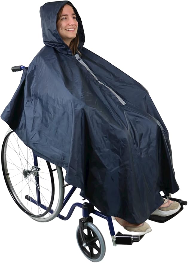 KMINA Wheelchair Rain Cover Adult Waterproof (Thermal Inner Lining