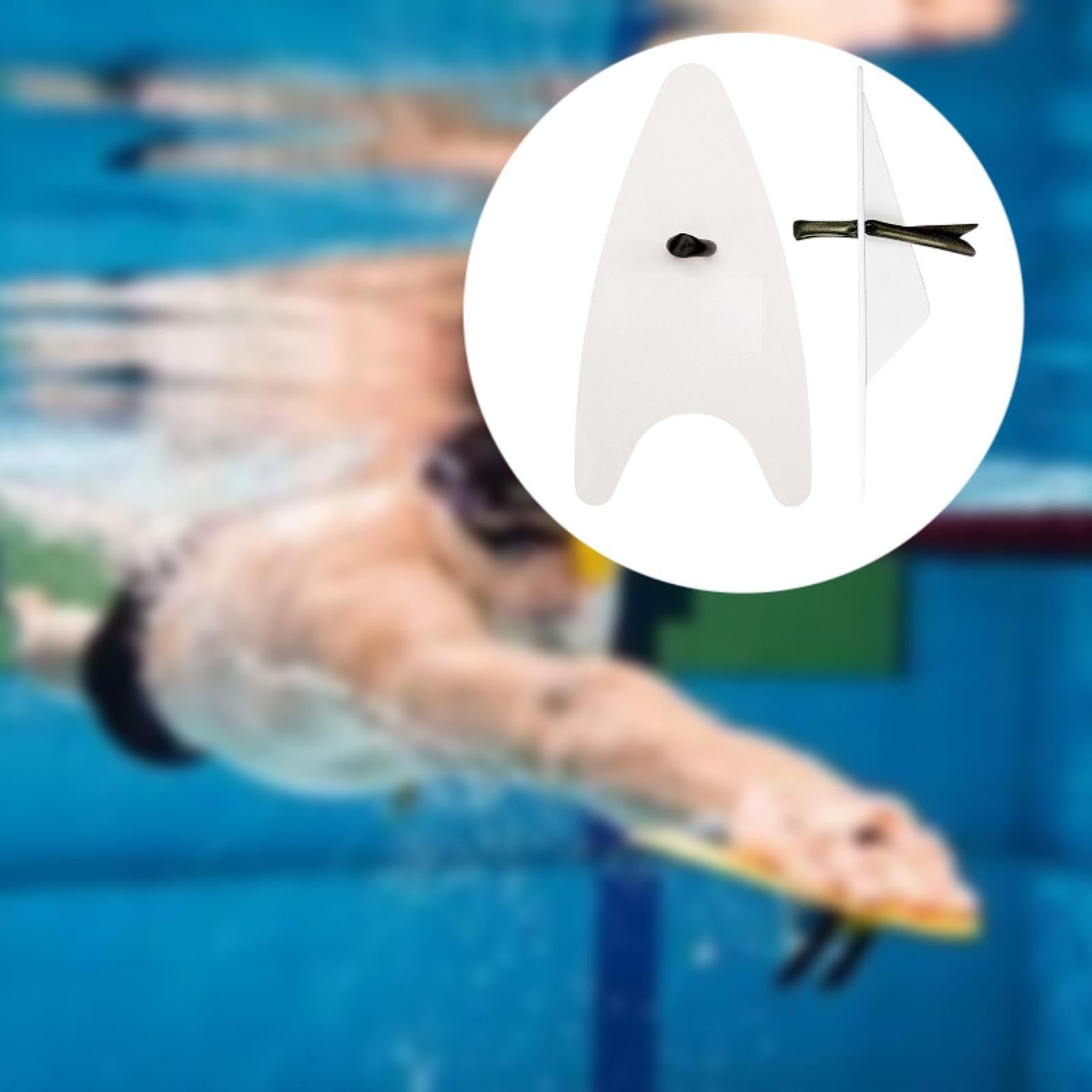 Fenteer Par de Paletas para Natación, Aletas de Mano para Entrenamiento en El Agua