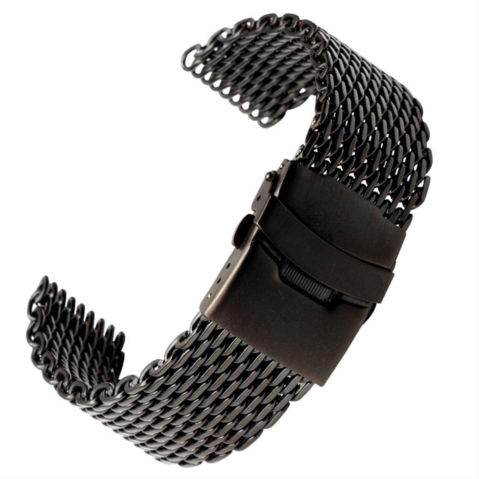 Milanaise Shark Mesh Armband für Breitling Seiko OMG Uhrenarmband 20 mm 22 mm Edelstahl Uhrenarmband