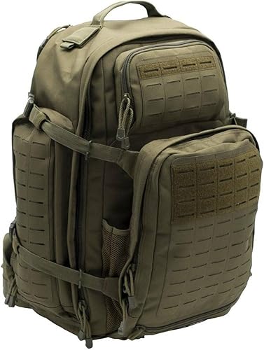 Miniatura 10 de LA Police Gear Atlas Mochila táctica de 72 horas para hombres o mujeres, mochila táctica grande, mochila de senderismo, mochila CCW, Verde (Ranger