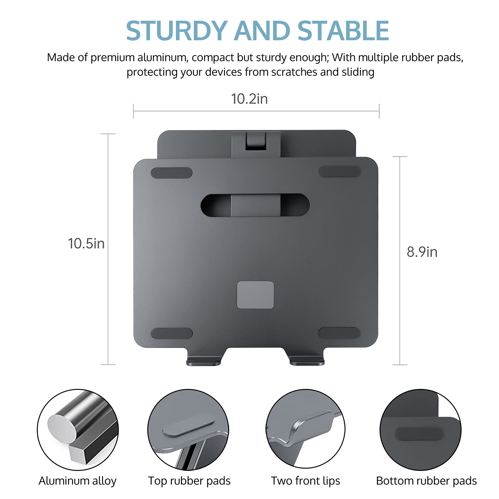 ProCase Support D’Ordinateur Jusqu’à 17 Pouces, Pour MacBook