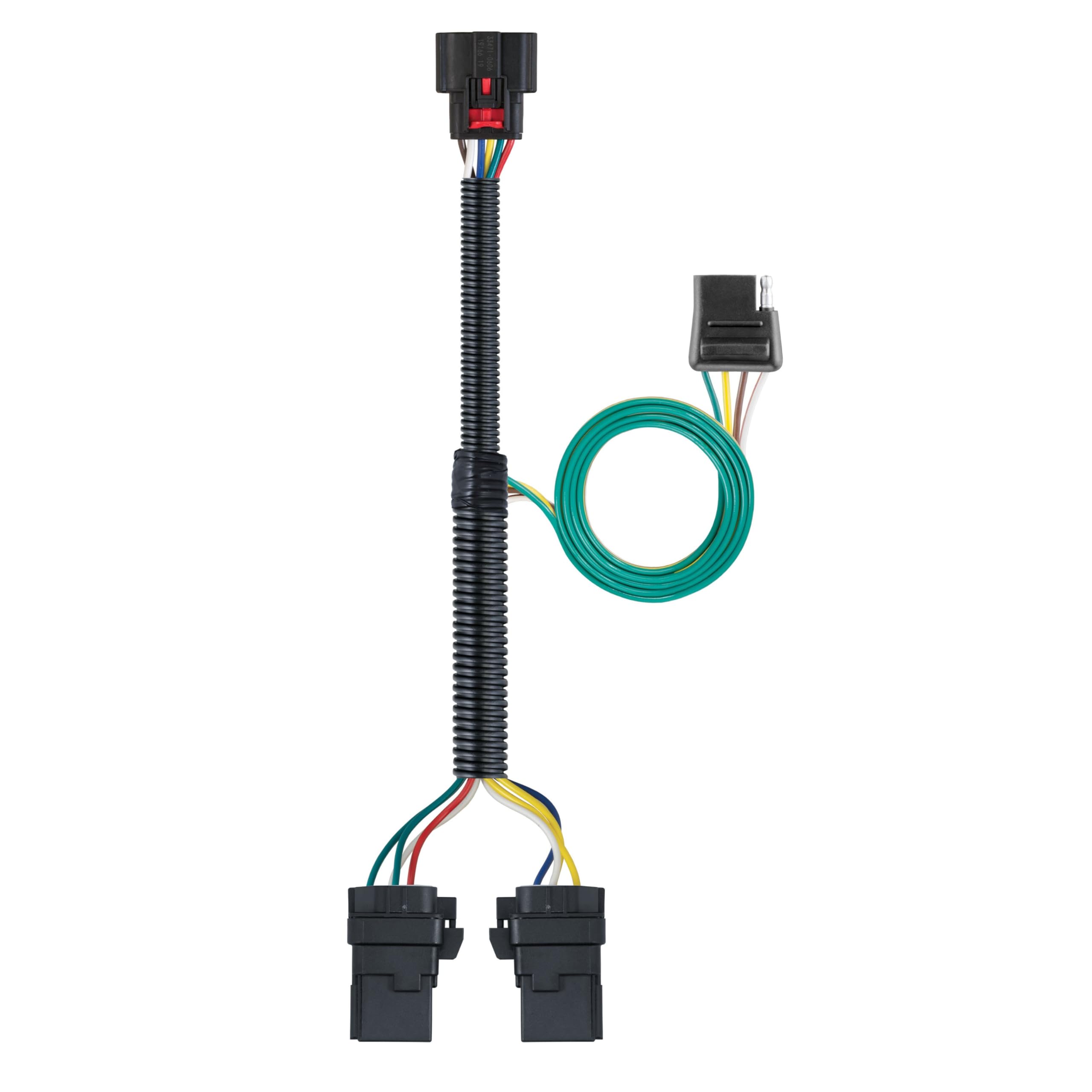 CURT 56429 Vehicle-Side Custom 4-Pin Trailer Wiring Harness