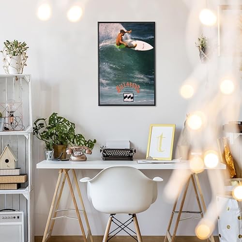 Miniatura 4 de Póster vintage de surf de 1990, arte clásico de pared de surf de olas costeras, lienzo impreso retro Ocean Sports Australia Beach para surfistas,