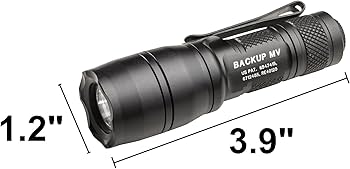 Amazon.co.jp: Sure Fire E1B-MVバックアップ懐中電灯 400ルーメン