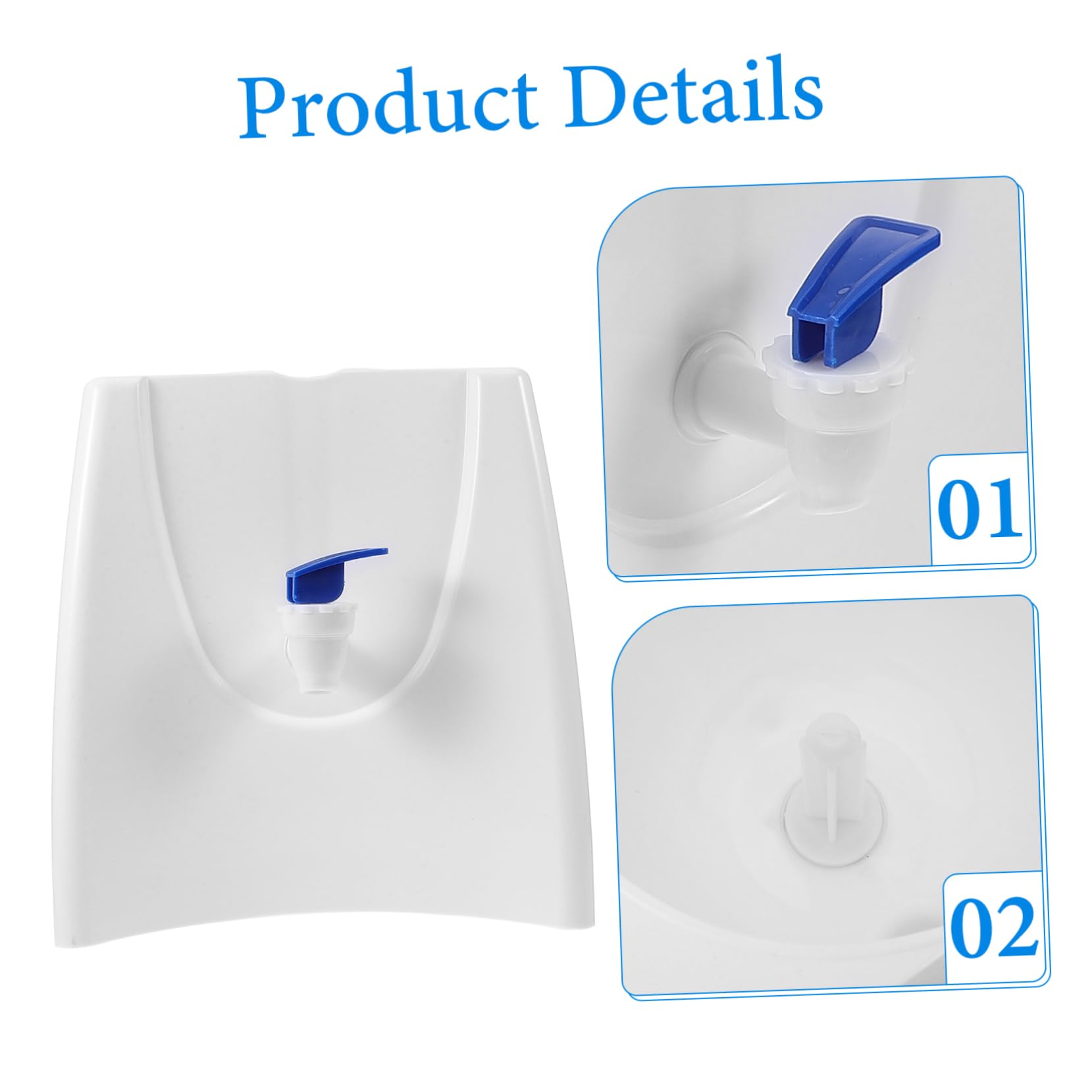Plástico Mini Dispensador de Agua Grifo de Escritorio Blanco