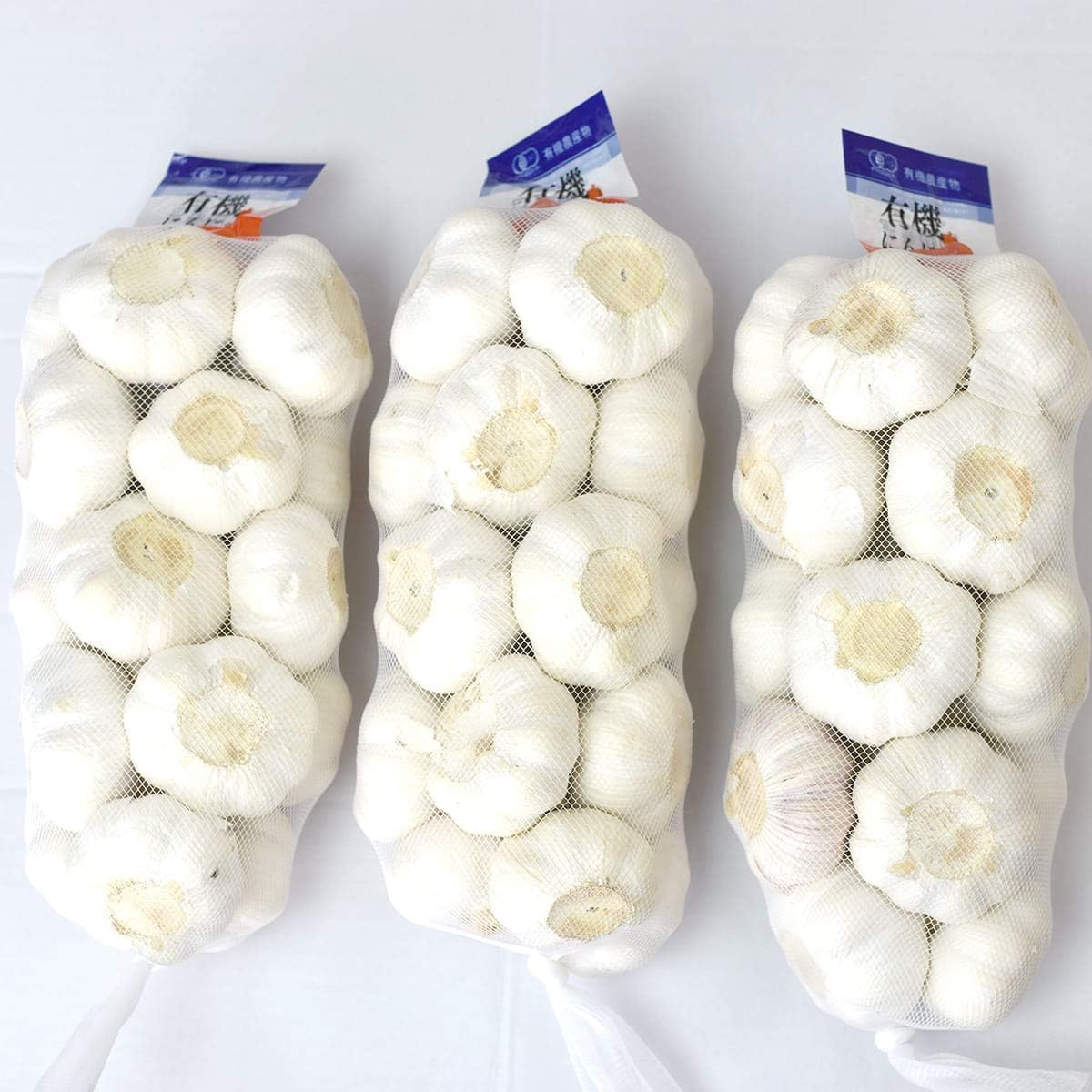 Amazon.co.jp: 【食用】有機にんにく 3L/1kg×3 (中国規格3Lサイズ/1kg