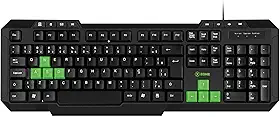 Teclado Gamer XZONE, Basic, Preto - GTB-01