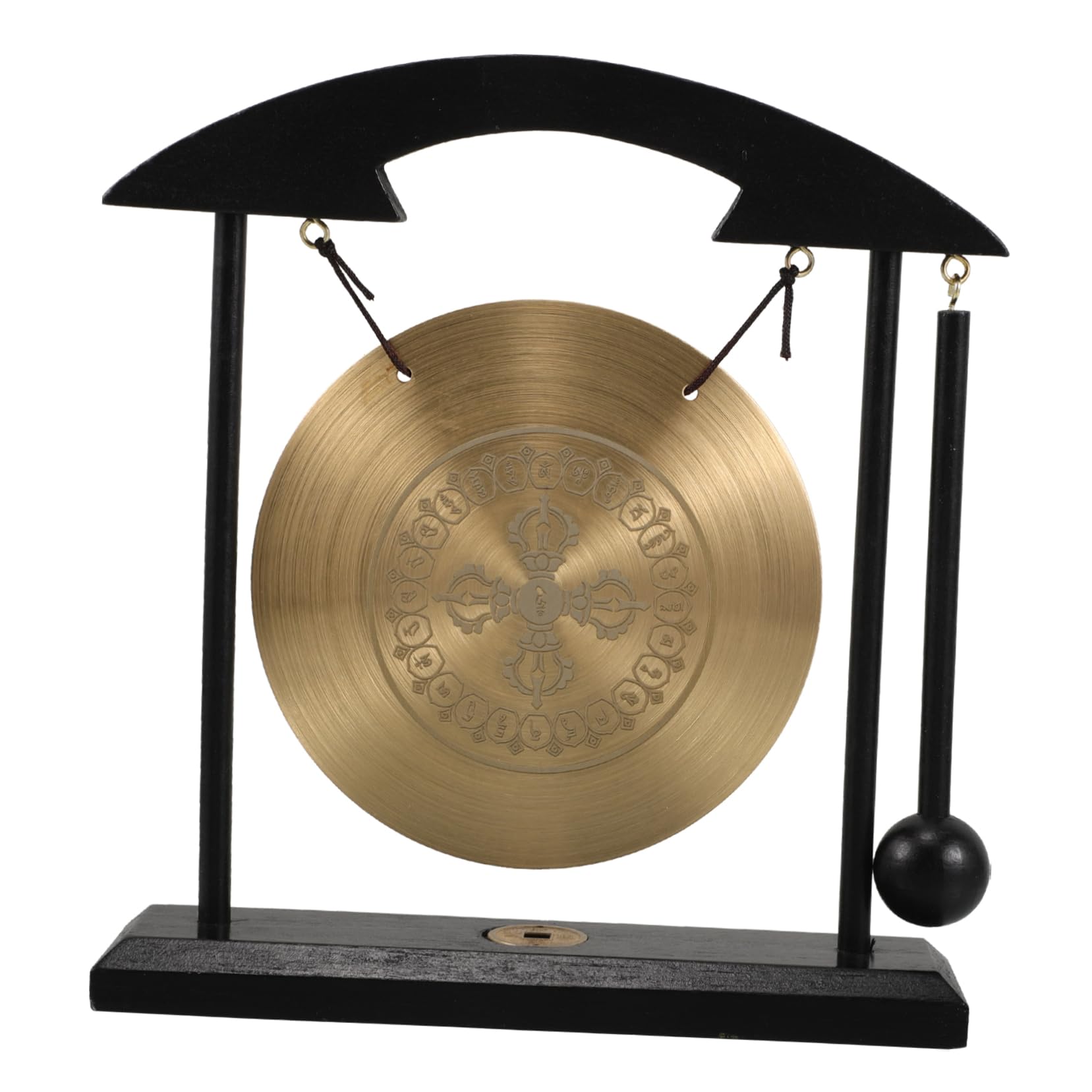 Gong de Latón Feng Shui con Soporte y Mazo para Hogar y Estudio