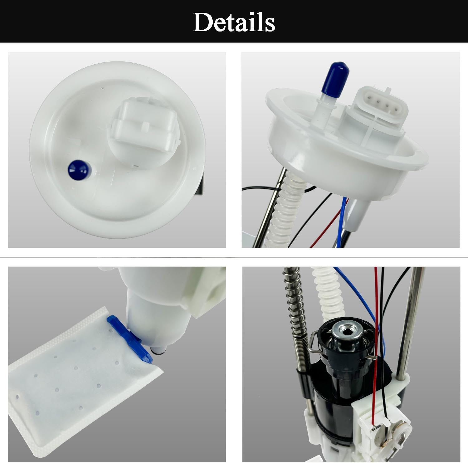 Fuel Pump Assembly 2208613 2204945 for Polaris Ranger 500 570 800 ETX Crew 6x6 (2013-2022), Plug-and-Play with Tank Seal