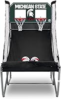 Vista 36 de Pop-A-Shot - Home Dual Shot with NCAA Graphics l Sensor Scoring l 16 Game Modes l 7 Balls l Foldable Storage l for All NCAA Fans