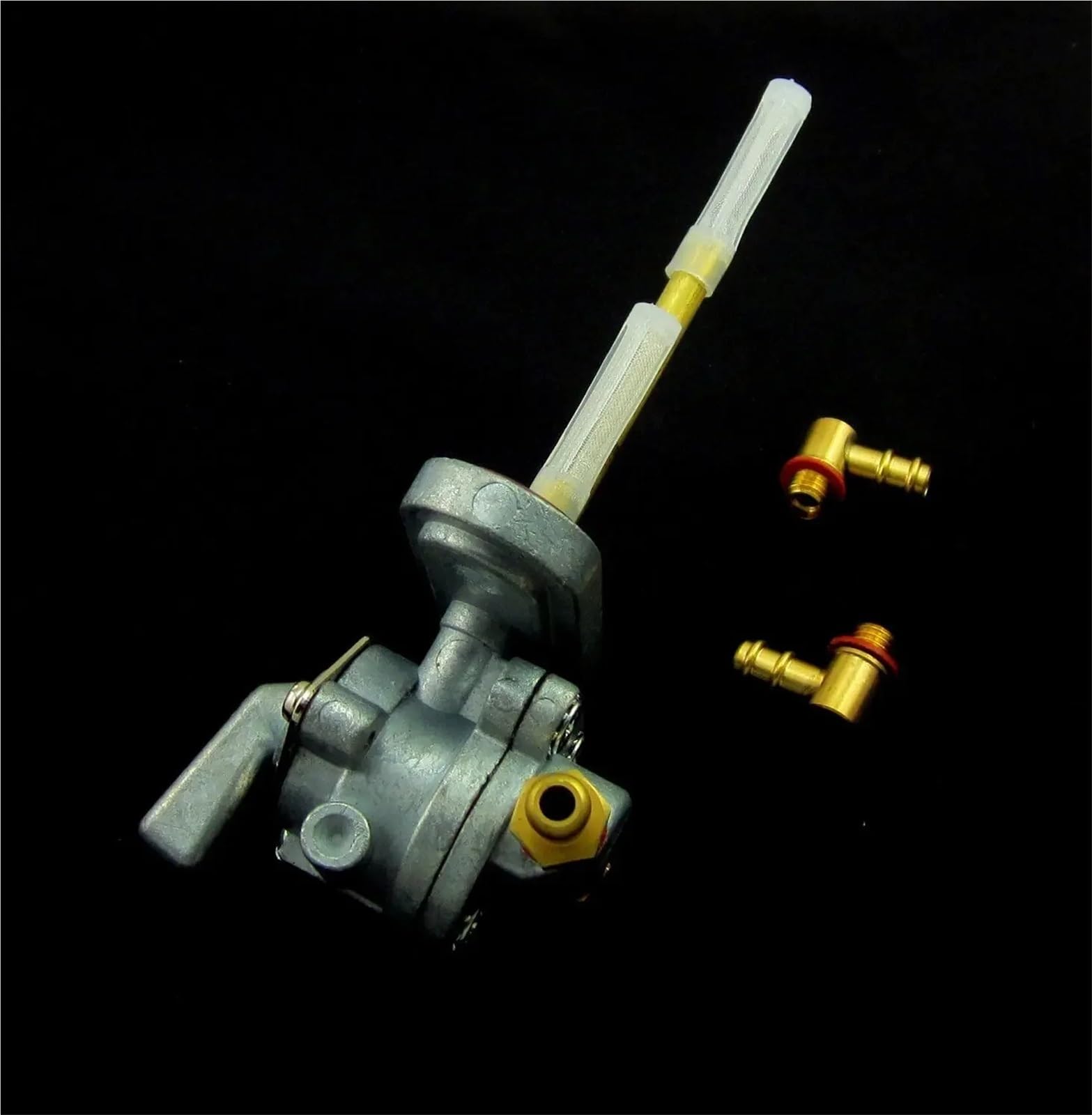 Montaggio iniezione e accessori per moto Rubinetto carburante valvola destra/sinistra adatta per Yamaha SR500 1980-81 447-24500-02 Rubinetto Benzina Serbatoio