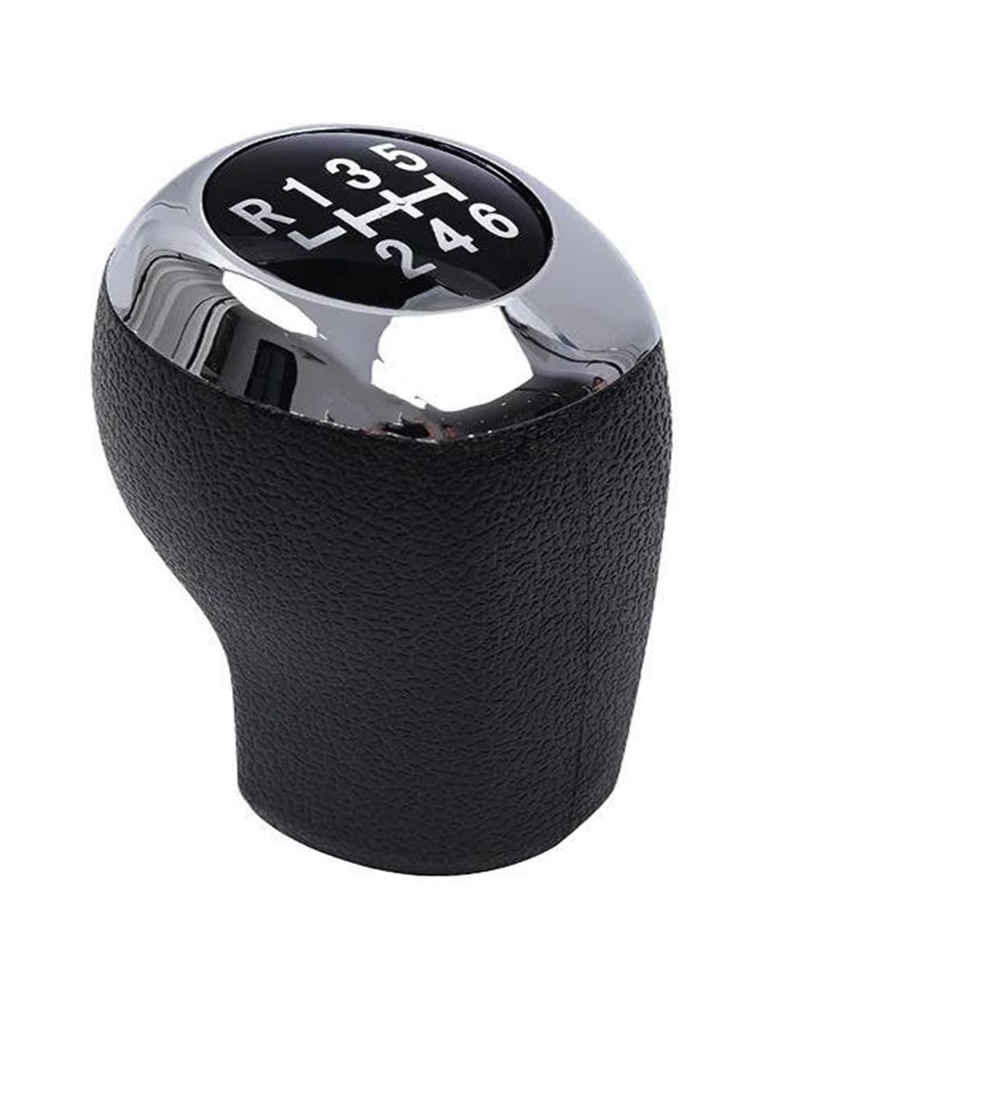 Zncojl Brightsilver Car Gear Stick Knob For Hyundai For Accent For Solaris I30 Car 5/6 Speed Gear Shift Stick Knob No Modification Required(,For 6 Speed)