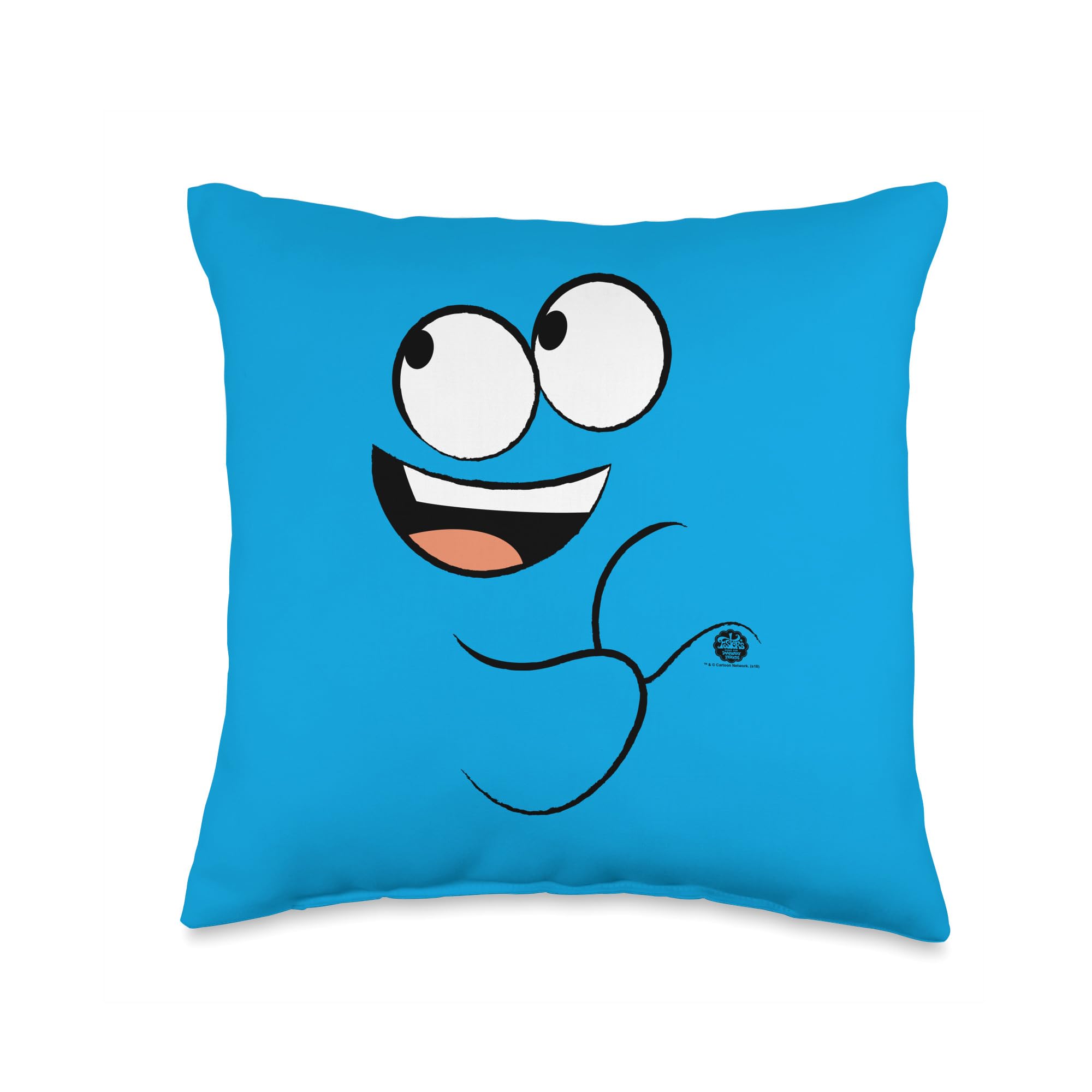 Foster's Home For Imaginary Friends Blue Smile Throw Pillow