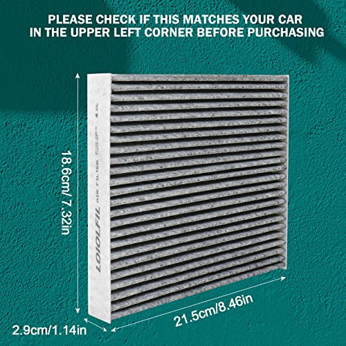 Loiolfil Cf12157 Cabin Air Filter Replacement For Camry Rav4 Corolla Rx350 Prius C-Hr Es350 Avalon Cx-9 Es300H Rx450H #TOP2