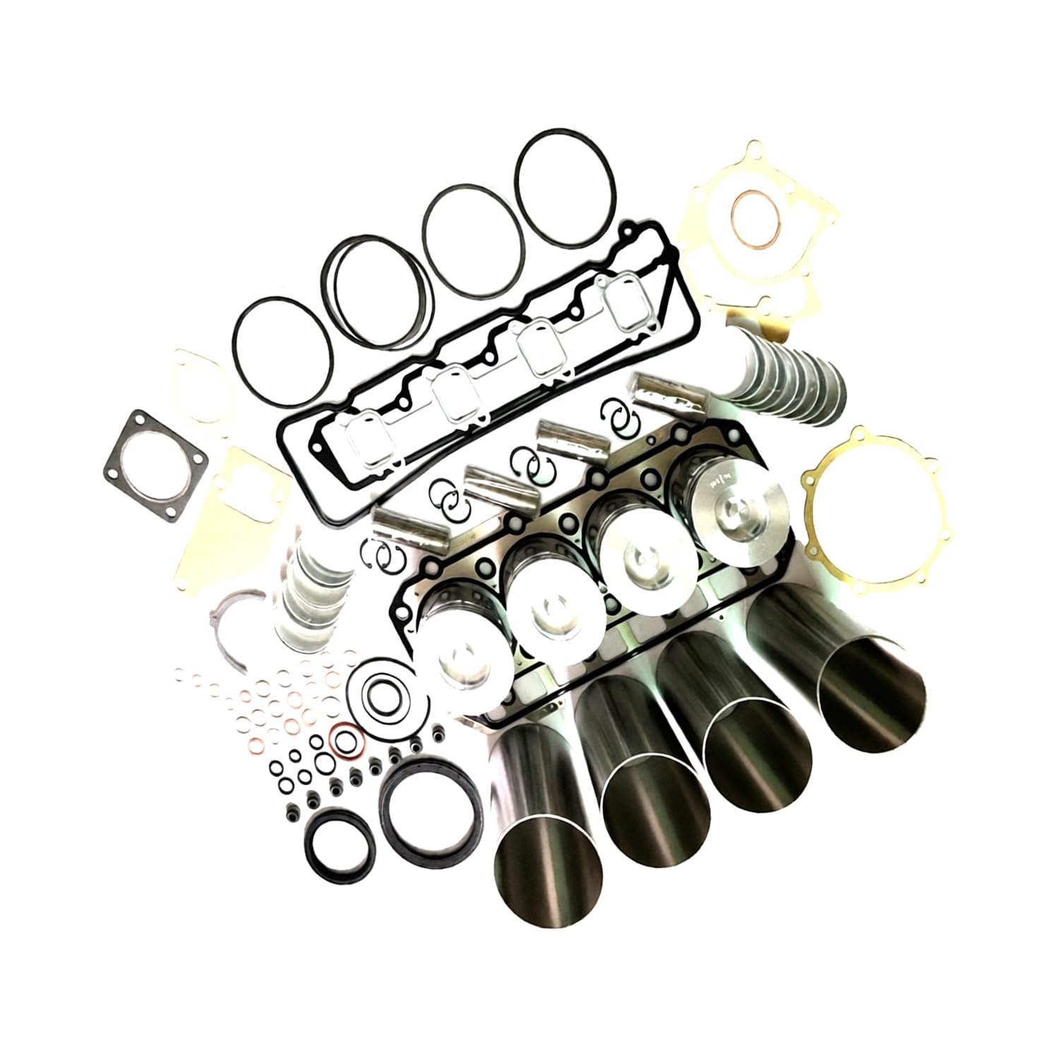 Kit de reconstrucción YN129906-22080 729900-02800 129900-23600 compatible con motor Yanmar 4TNV94L-RZJQ 4TNV94CHT compatible con John Deere Tractor JD1520