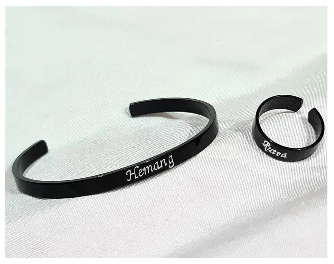 See full amazon price history chart for YAM ARTS Customized/Special Combo Hand Kada And Ring With Ur Name Or Love One Name With Laser Engraved Finish BLACK/SILVER/GOLD/ROSE GOLD YAM ARTS Customized/Special Combo Hand Kada And Ring With Ur Name Or Love One Name With Laser Engraved Finish BLACK/SILVER/GOLD/ROSE GOLD (B09TYVJX2Q) Amazon Price History, Amazon Price Tracker
