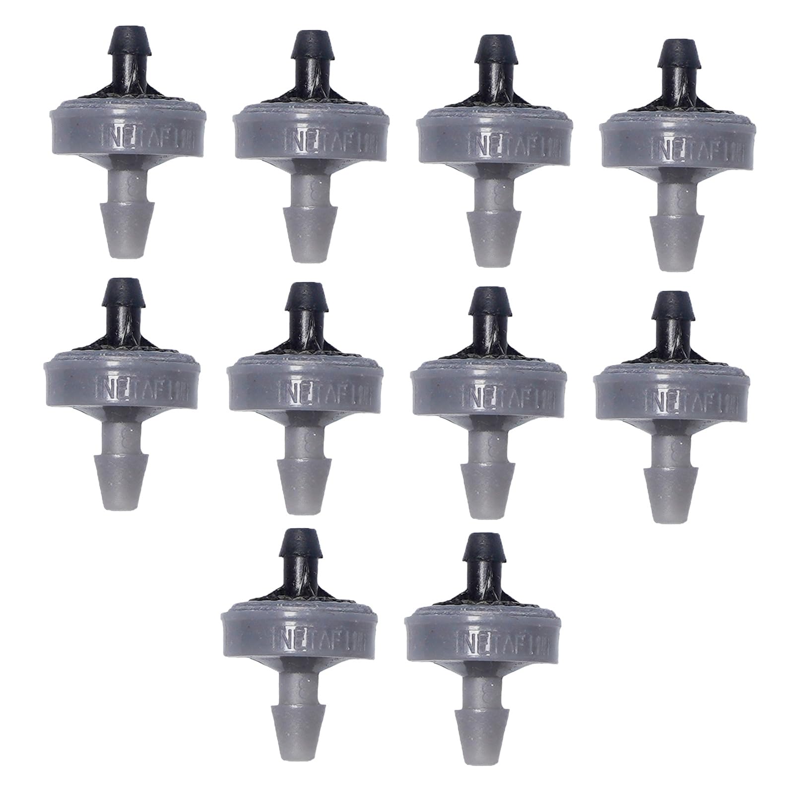 Hredyqw 10Pcs Pressure Compensating Drip Irrigation Watering Dripper Gentle Flows Anti-Clog Drip Irrigation Emitters
