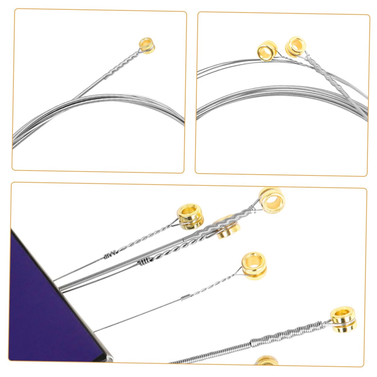 Milisten 6Pcs Strings Electric Guitar String Set Durable Strings for Optimal Performance Fit for Electric Guitars present