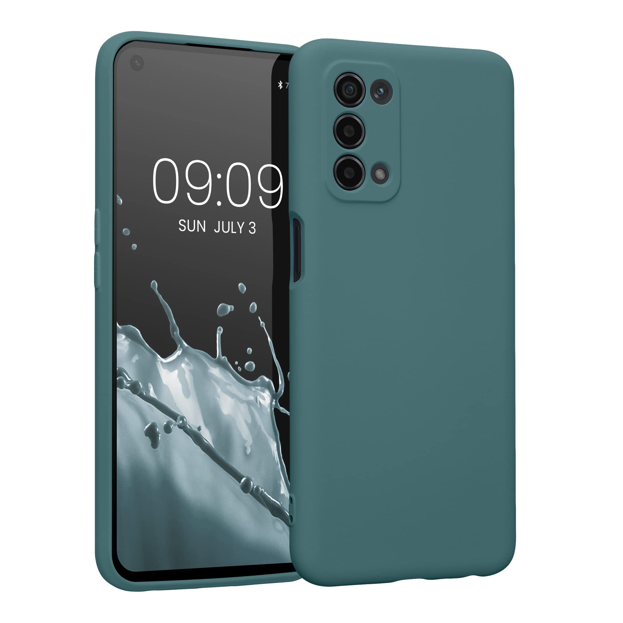 kwmobile Case Compatible with Oppo A74 (5G) / A54 (5G) Cover - Back Case for Smartphone in TPU Silicone - Rubberized Protection - Purple Cloud kwmobile Case Compatible with Oppo A74 (5G) / A54 (5G) Cover - Back Case for Smartphone in TPU Silicone - Rubberized Protection - Purple Cloud