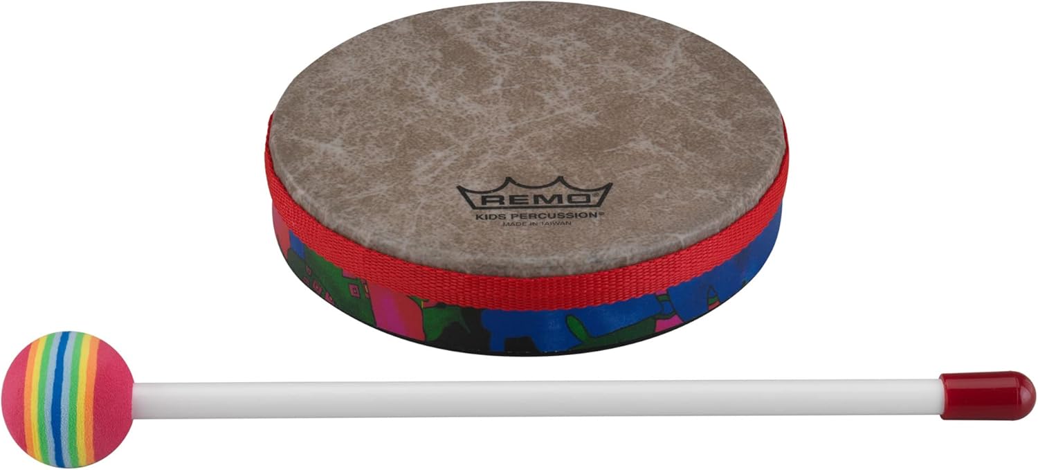 REMO Trommel, KIDS PERCUSSION®, Handtrommel, 15,2 cm Durchmesser, 3,2