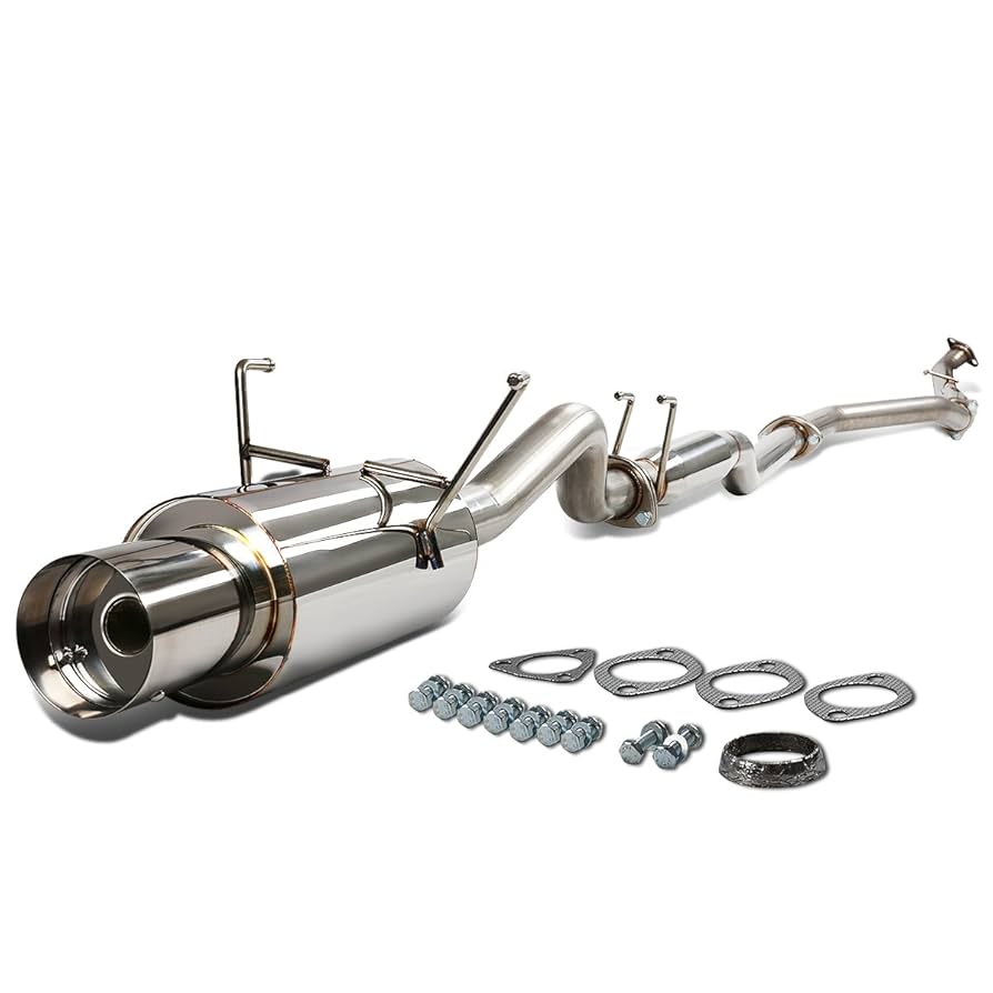 Amazon.com: DNA MOTORING CBE-HC01DX Muffler CatBack Exhaust