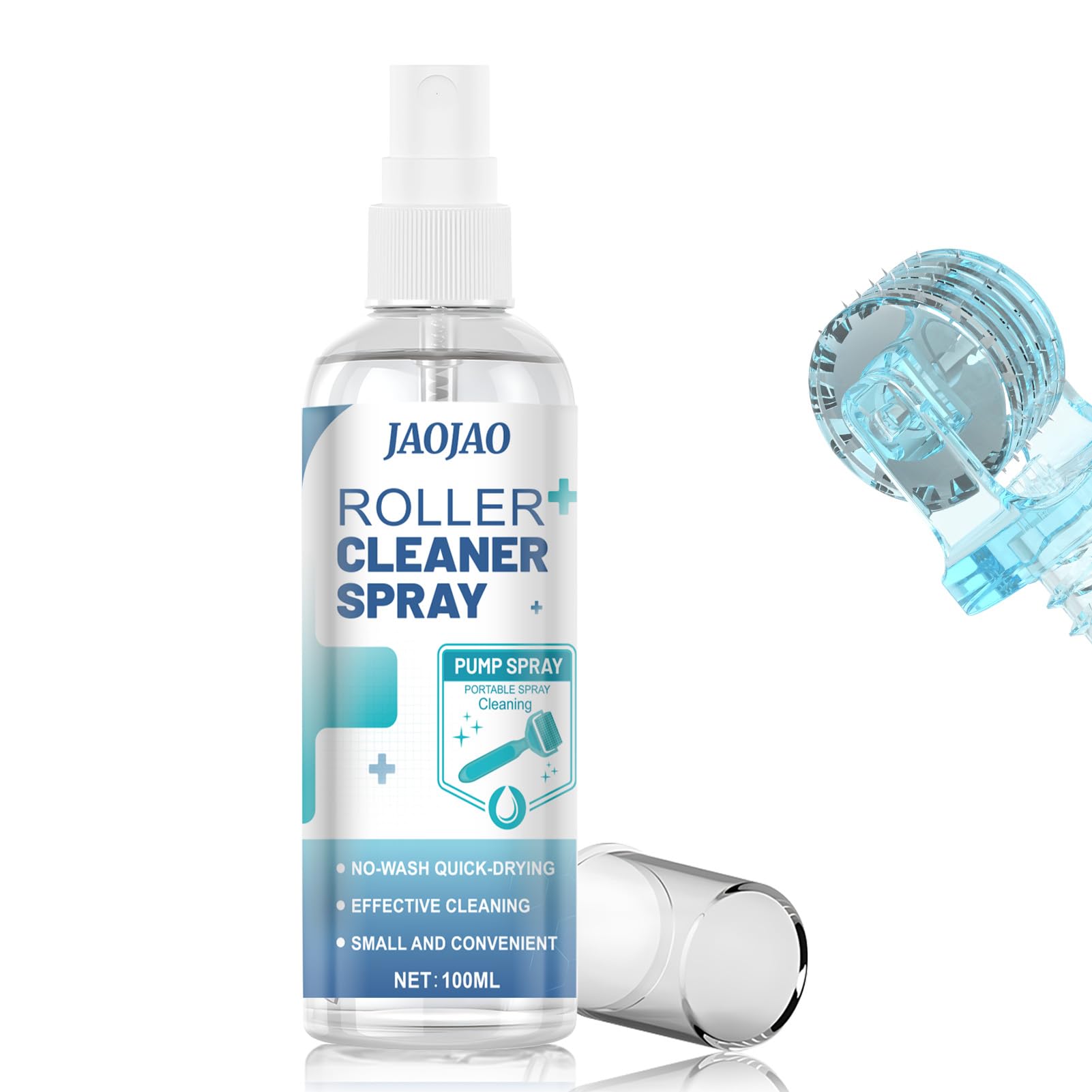 JAOJAO Roller Cleaner Spray, Effective Cleansing, 100ml