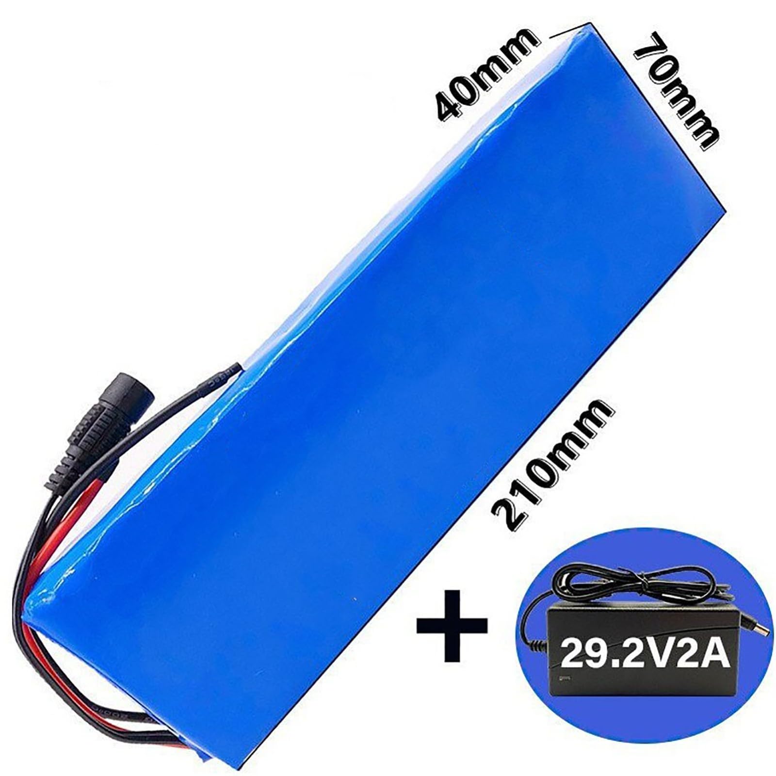 E-Bike Batteria 24V 20AH Capacità Ad Alta Potenza Batterie 29.4V 7S3P Batteria Ricaricabile Per Bicicletta Elettrica Con Caricabatteria 24V 20Ah,XT60