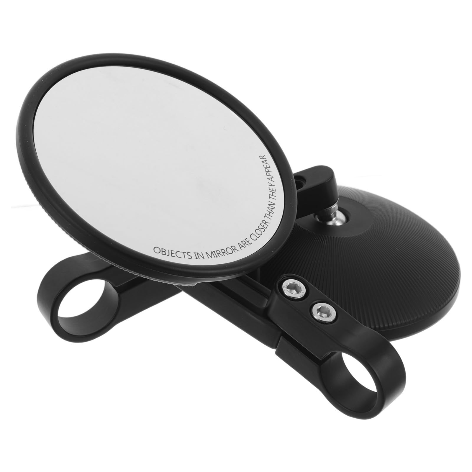 Fahrradspiegel für Lenker 2 Stück Schwarz Kunststoff und Glas Leicht und Kompakt für 22 24mm Lenker für Fahrrad und Elektromotorrad