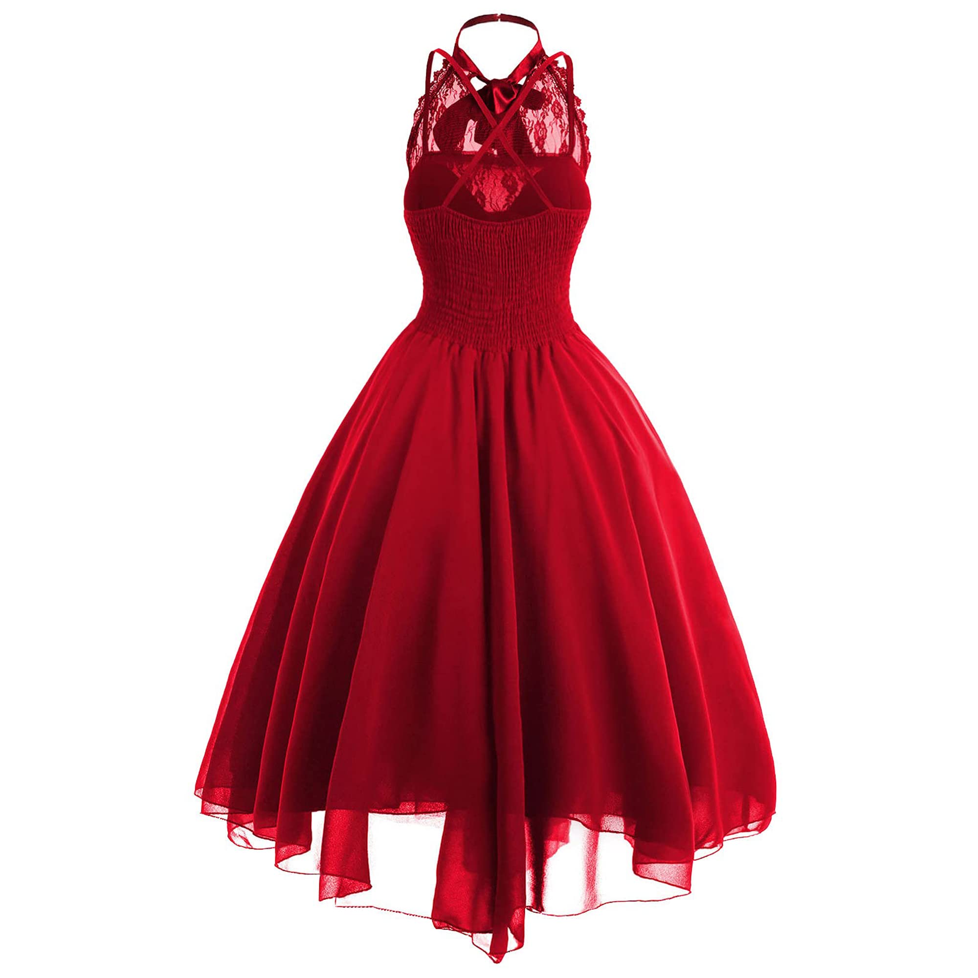 Robe corset sans manches en dentelle pour femme style gothique années 80, pour costume, cocktail