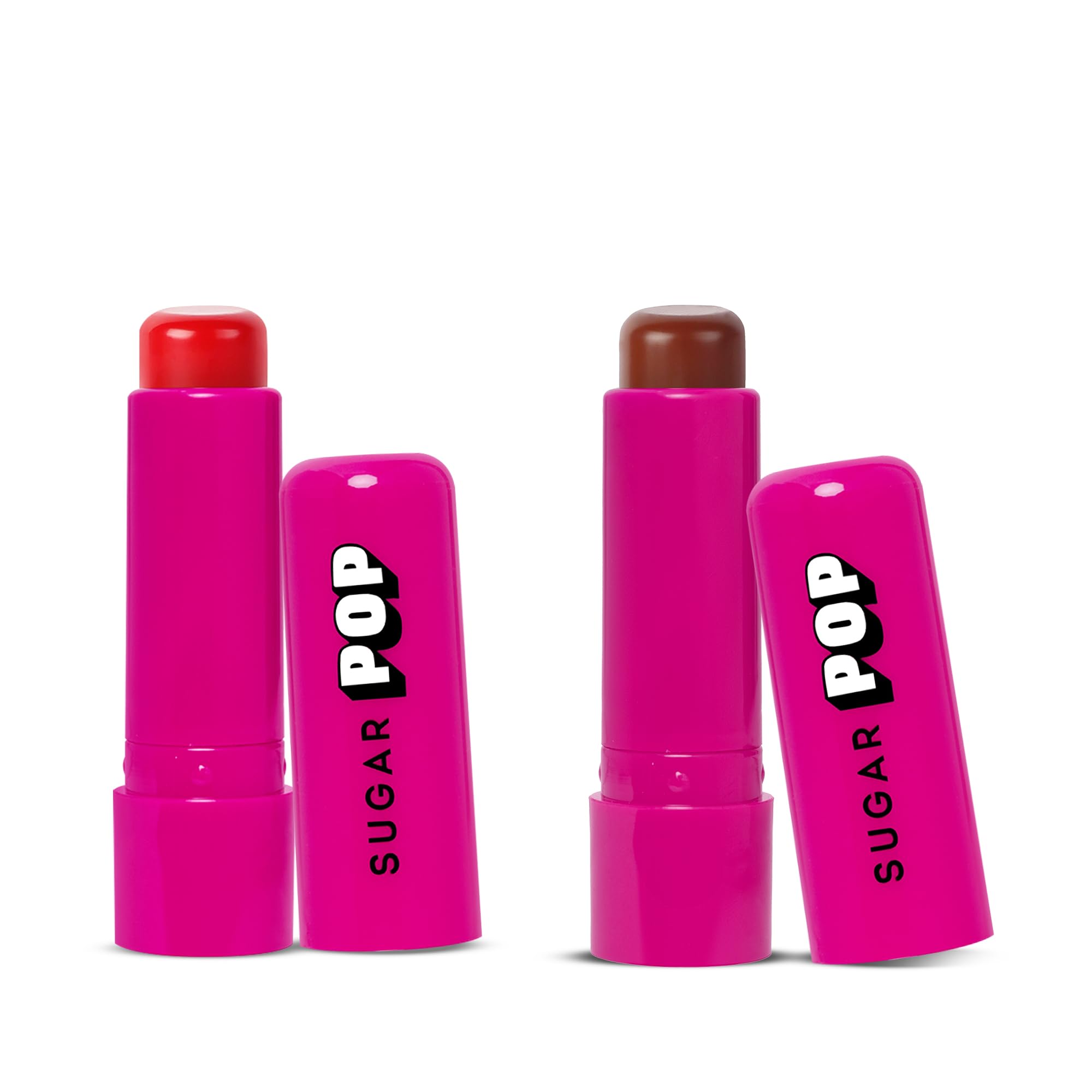 SUGAR POP Lip Care Essentials - Nourishing Lip Balm 02 Cherry & Nourishing Lip Balm 04 Coffee - 4.5 gms x 2 - Set of 2-image-27