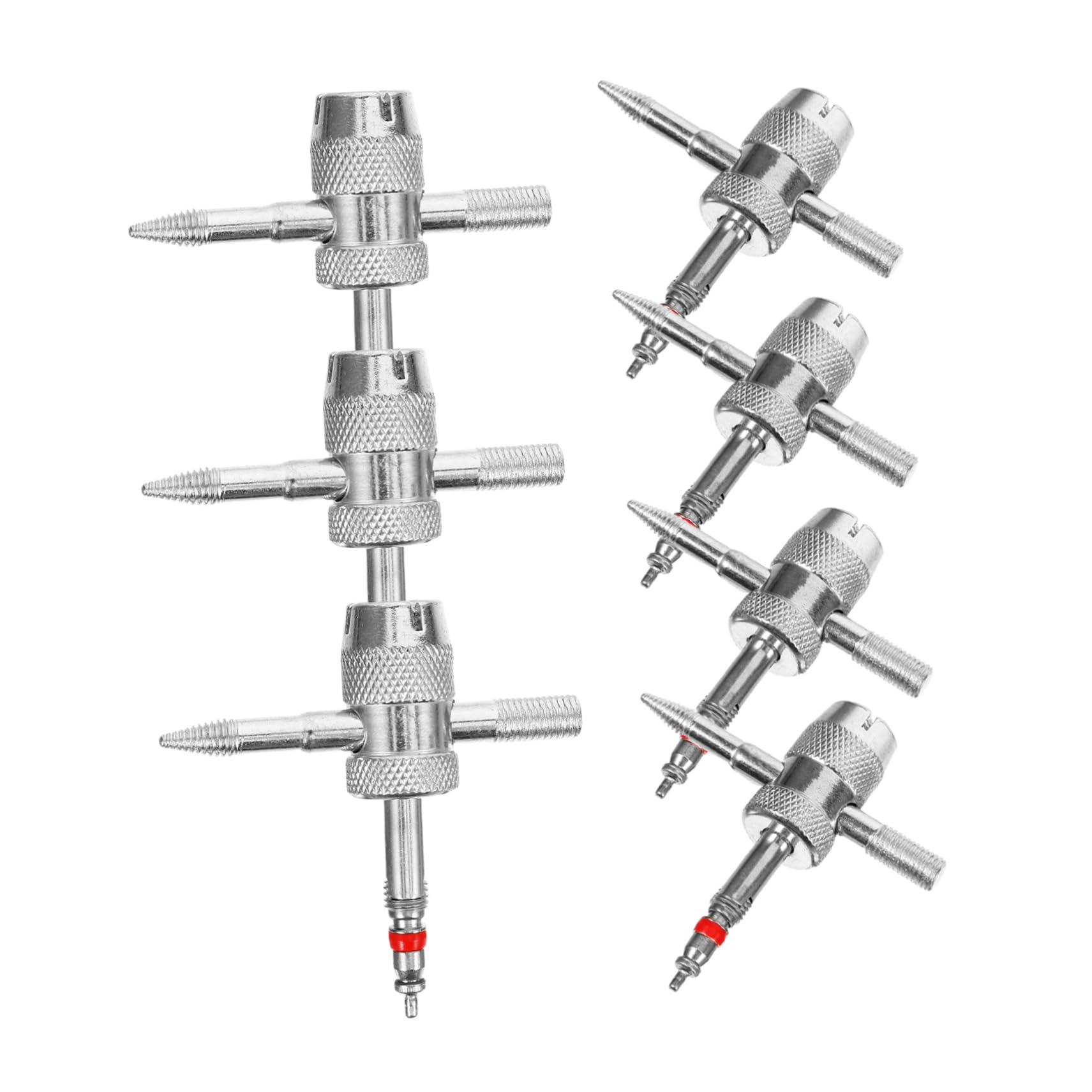 FUNOMOCYA Compact Lightweight Tire Repair Kit 7pcs Car Valve Core Remover Standard Tire Repair Tools Motorcycle Vehicle Kit