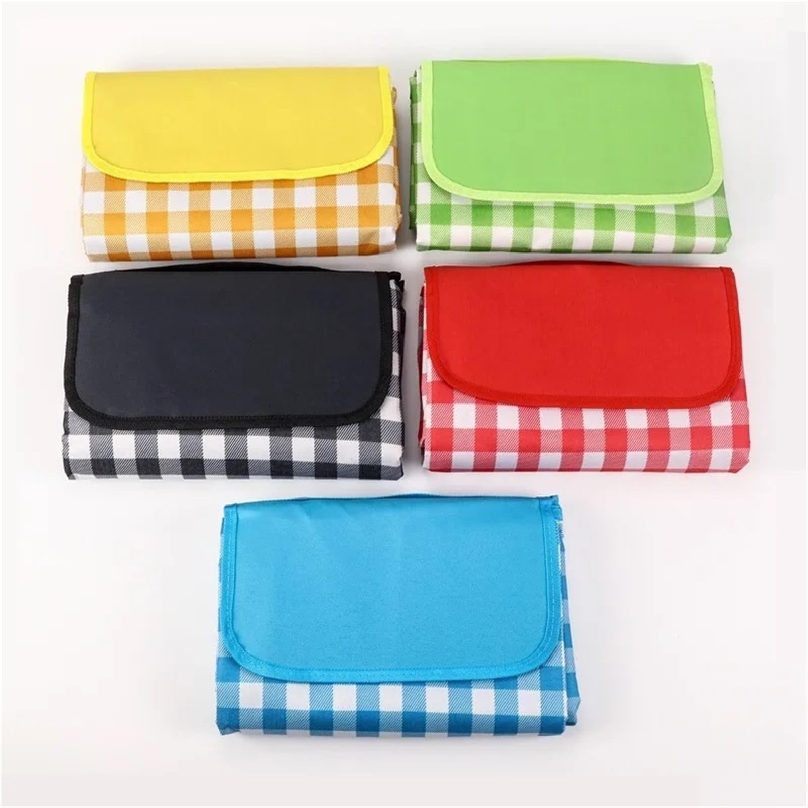 1 pezzo di stoffa impermeabile stuoia da picnic all'aperto campeggio primaverile gita spiaggia portatile panno Per Campeggio E Picnic(Black,150x150cm)