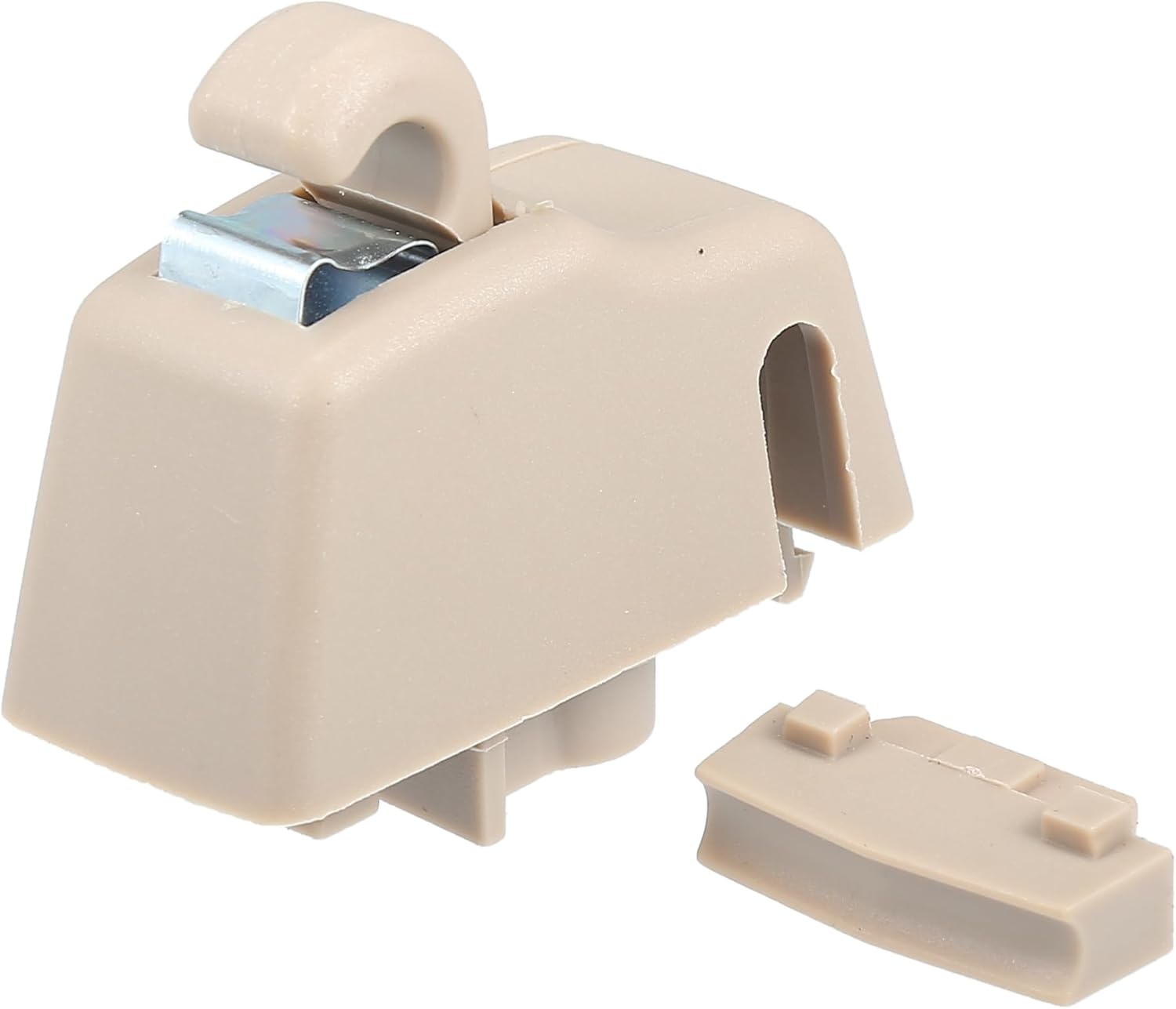 uxcell Sun Visor Support Clip Retainer for Volkswagen Touareg 2011-2018 No.4L0859561 Sun Visor Support Clip Holder Bracket Hanger Plastic Beige Anti Vibration