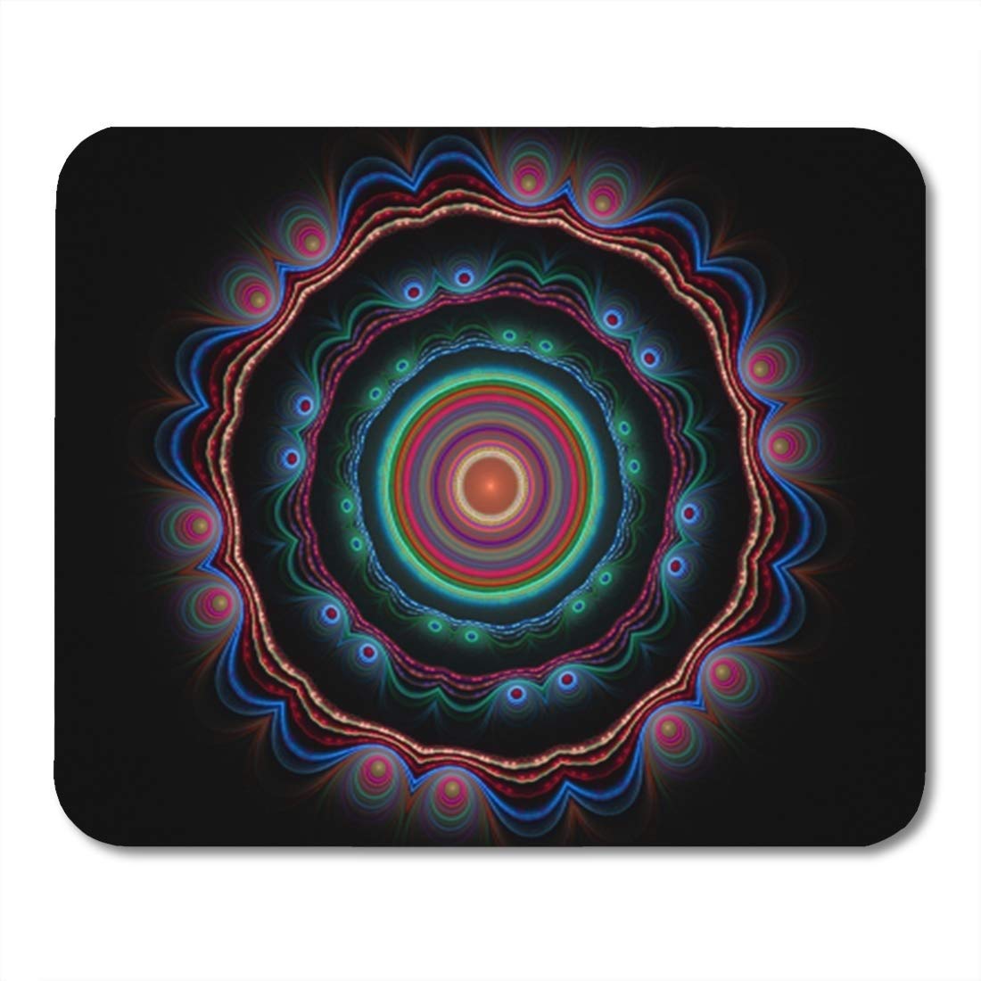 YENDOSTEEN Yanteng Mouse Pads Gaming Mouse Pad Backgrounds Abstract Desing Blue Blurred Chaos Color Concept Cosmos Digital Decor Office Nonslip Rubber Backing Mousepad Mouse Mat