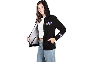 Ultra Game NFL Women's Soft Sherpa Hoodie Sweatshirt Jacket
