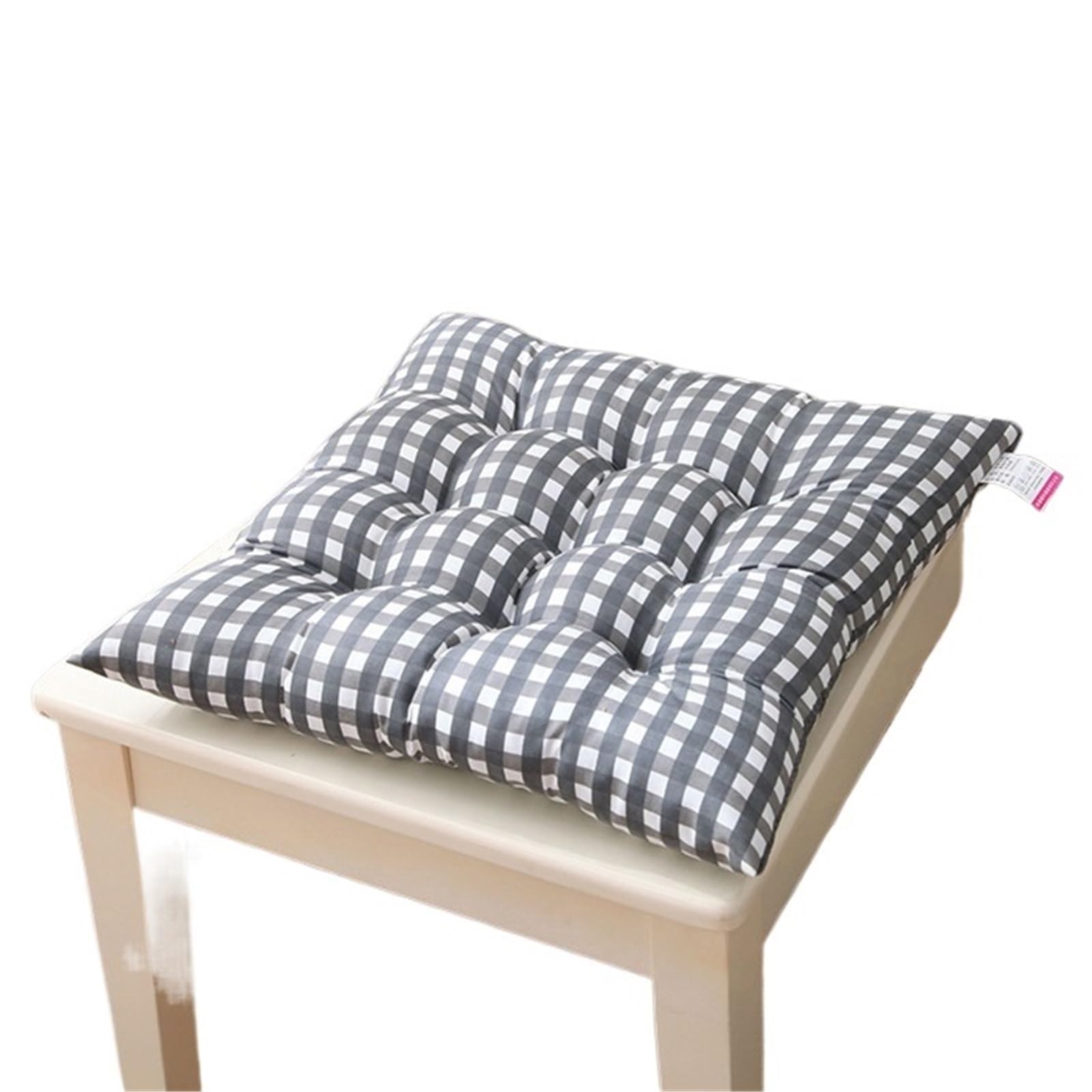 EnxJire Dining Chair Seat Cushions 40x40cm Dining Chair Printed Rice Thick Square Cushion Pads For Chairs(Color 4)