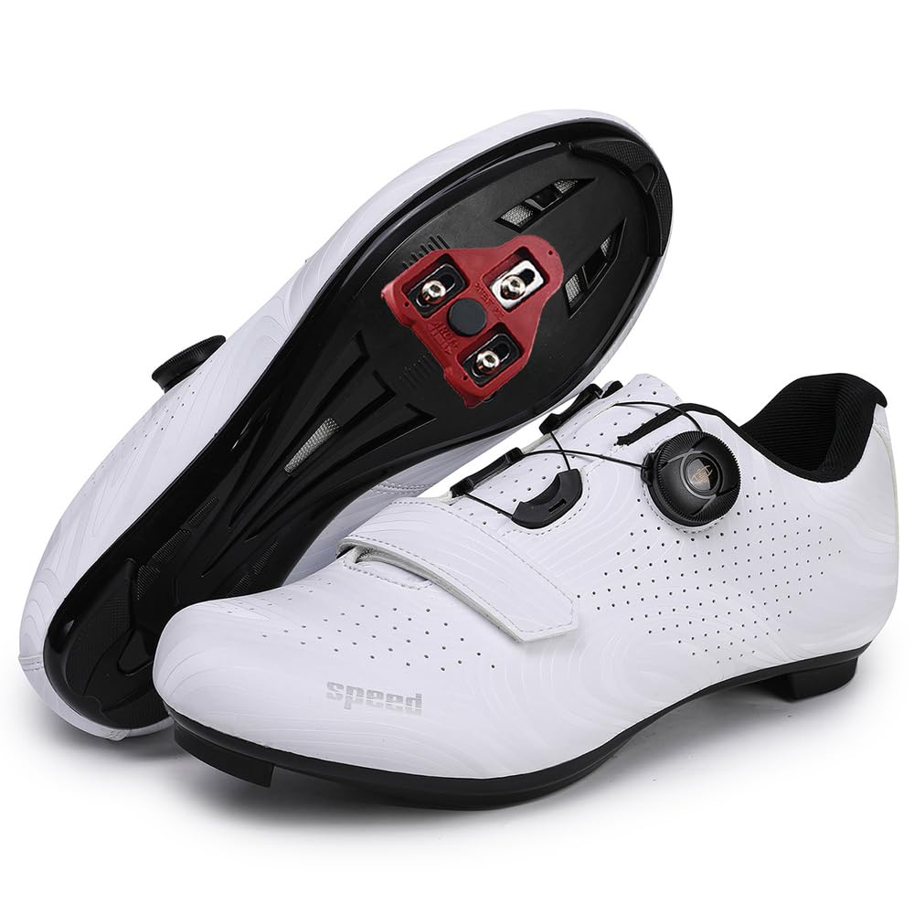 Scarpe Ciclismo Strada Uomo Donna Scarpe da Bici da Strada Extreme compatibili con Pedale SPD-SL e Installazione Compatibile SPD/Look KEO Cleats