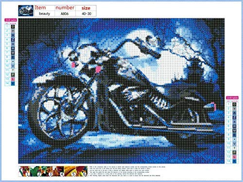 SHEGZHUC Pack De 4 Pintura De Diamantes 30x40cm DIY 5D Punto De Cruz Diamante Pintura Por Números Adultos Cristales Para Manualidades Hacer Cuadros De Anime Cuadros Diamantes 5D Juego