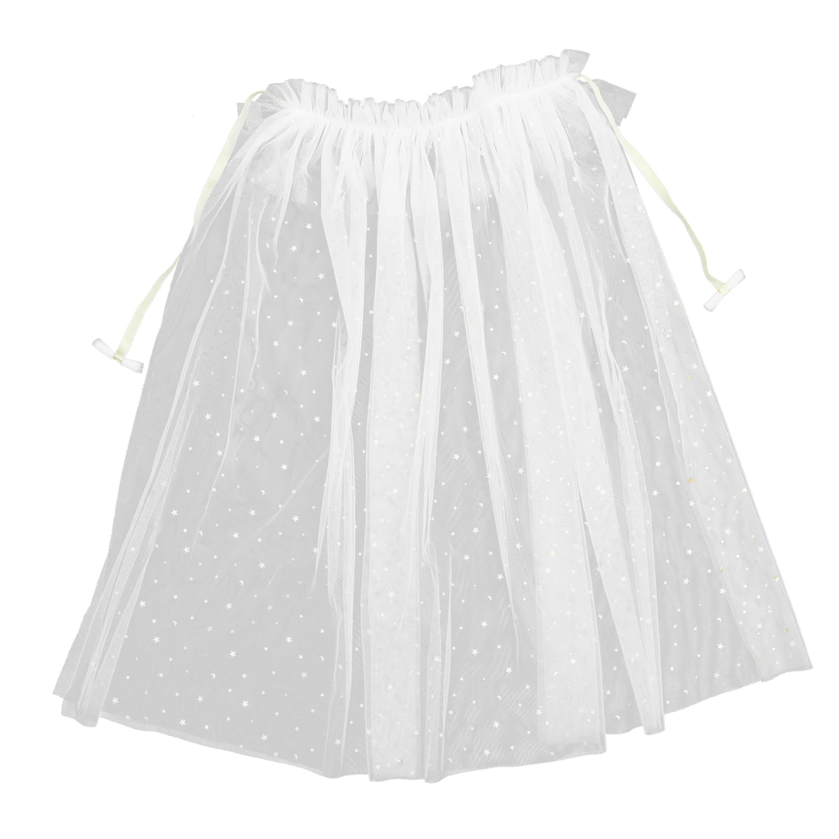 VALICLUD Mantello Bambina Principessa Bianco, Costume Cosplay per Ragazze