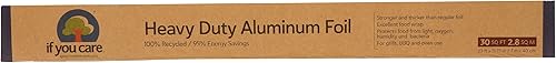 Miniatura 3 de If You Care Rollo de papel de aluminio resistente, 30 pies cuadrados, plateado