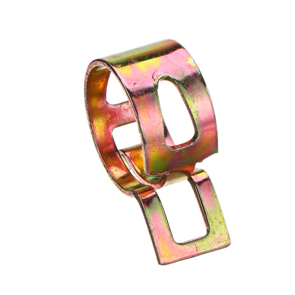 Suleve 120Pc Tubi Flessibili Per Tubi Flessibili Per Tubi Morsetto Per Tubi A 6 Dimensioni Molla A Molla Clip Per Tubi Placcata In Zinco Colorato