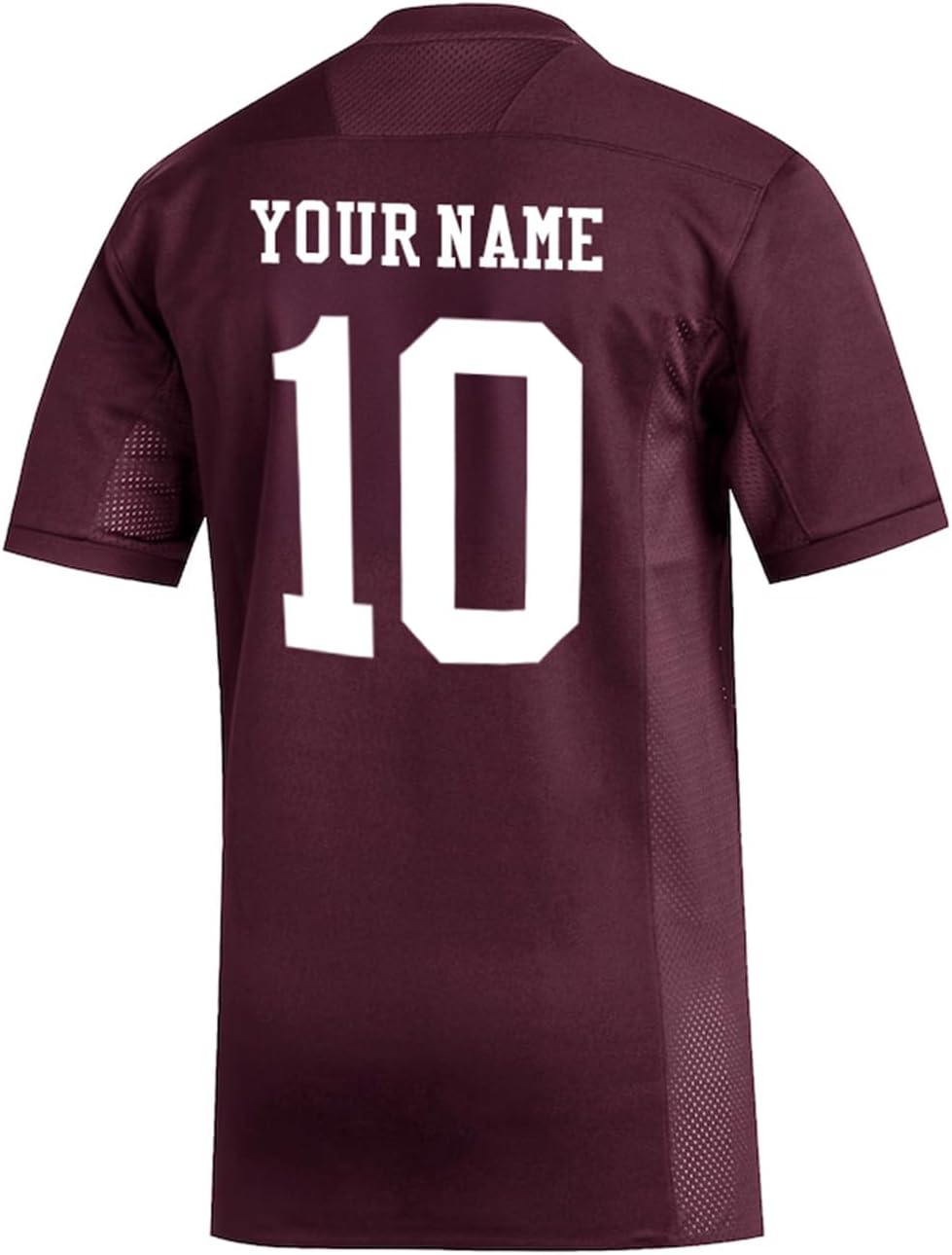 Custom Men's Texas A&M Aggies Replica Football Jersey