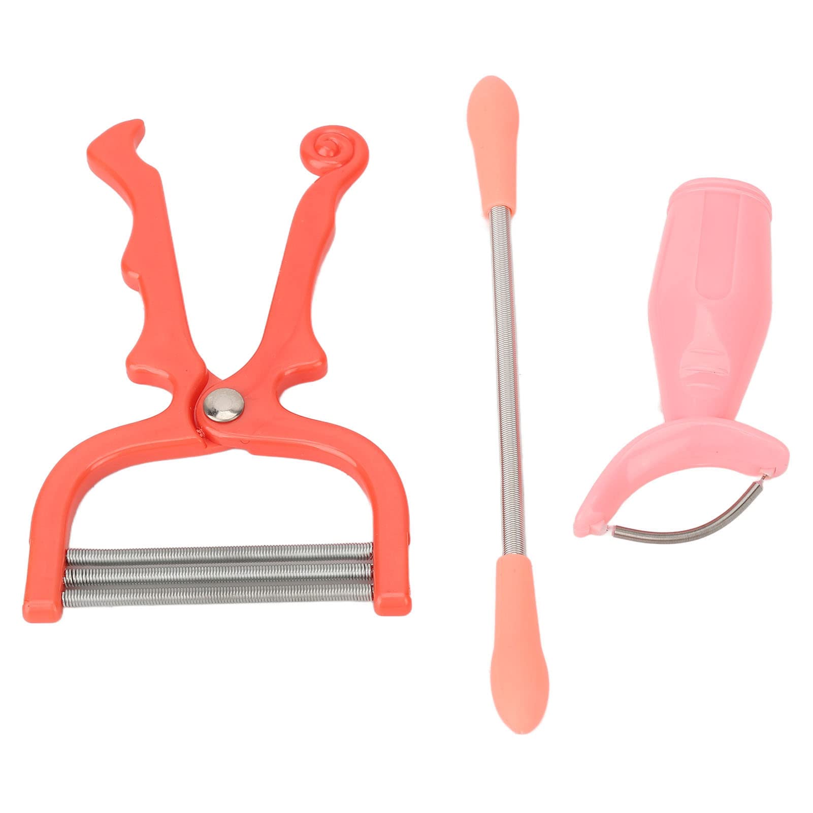 Sprężynowe depilatory, sprężyny do usuwania włosów z twarzyEpilator Stick Tools, Healifty Depilatory Tools, Remove Nnwanted Hair Przenośna stal nierdzewna Trwała bez plastiku bez pigmentów