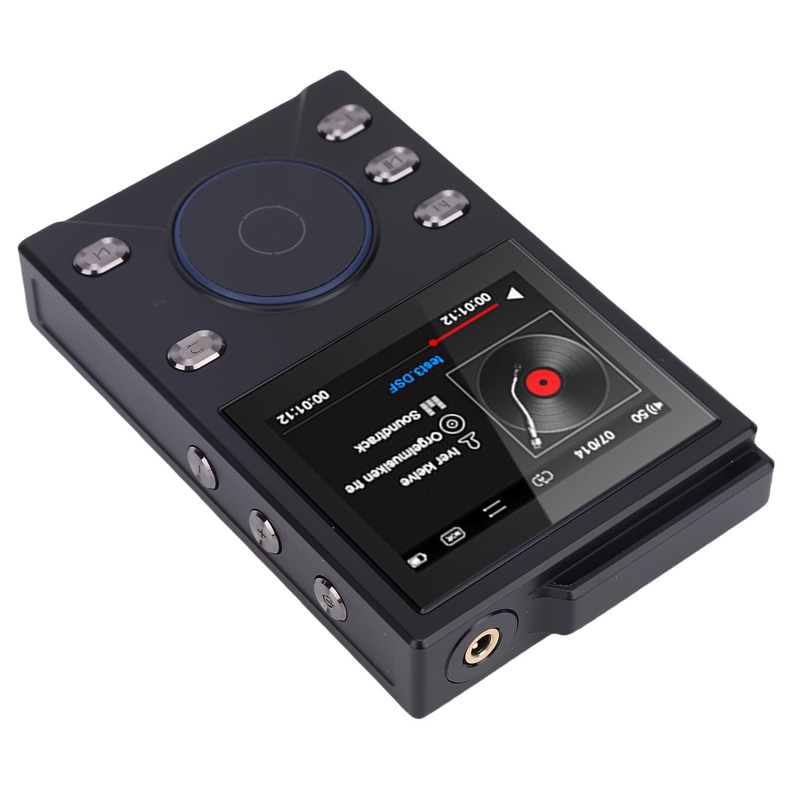 Zunate 5.4 Lettore MP3 HiFi per Audio Senza Perdita di Dati Lettore Musicale Portatile per Viaggiatori in Lega di Zinco (Scheda di memoria piccola da 32 GB)