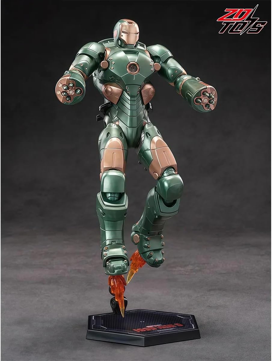 ZD Toys Anniversary Series 1/10 Scale Iron Hero MK37 Hammerhead Collector Action Figure